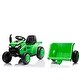preview thumbnail 49 of 98, 12V Kids Ride-On Car with Bluetooth, Safety Belt, Removable Basket, and Anti-Slip Tires