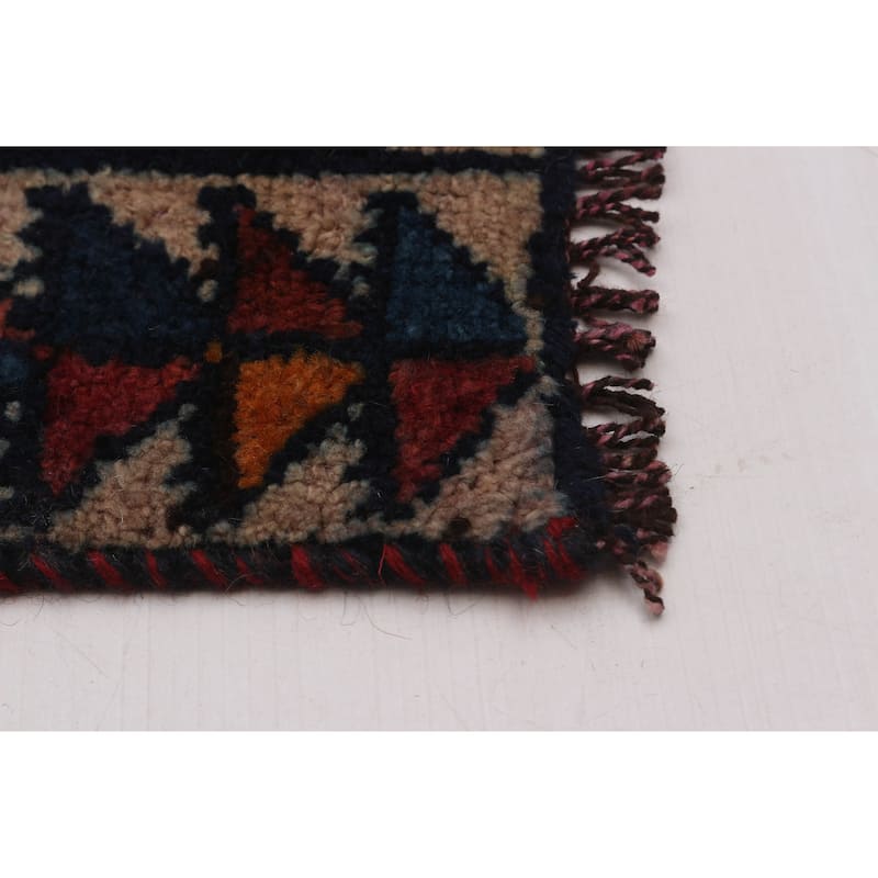 ECARPETGALLERY Hand-knotted Melis Vintage Red Wool Rug - 3'8 x 10'10