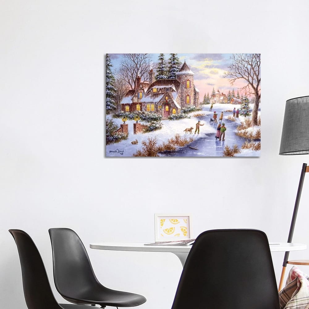 iCanvas "Winter's Joy" by Dennis Lewan Canvas Print