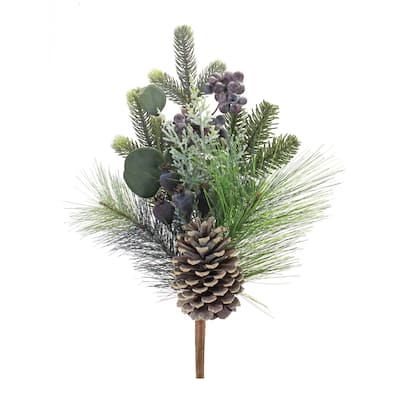 Pine Eucalyptus Pick (Set of 2) - 12 x 7.5 x 18