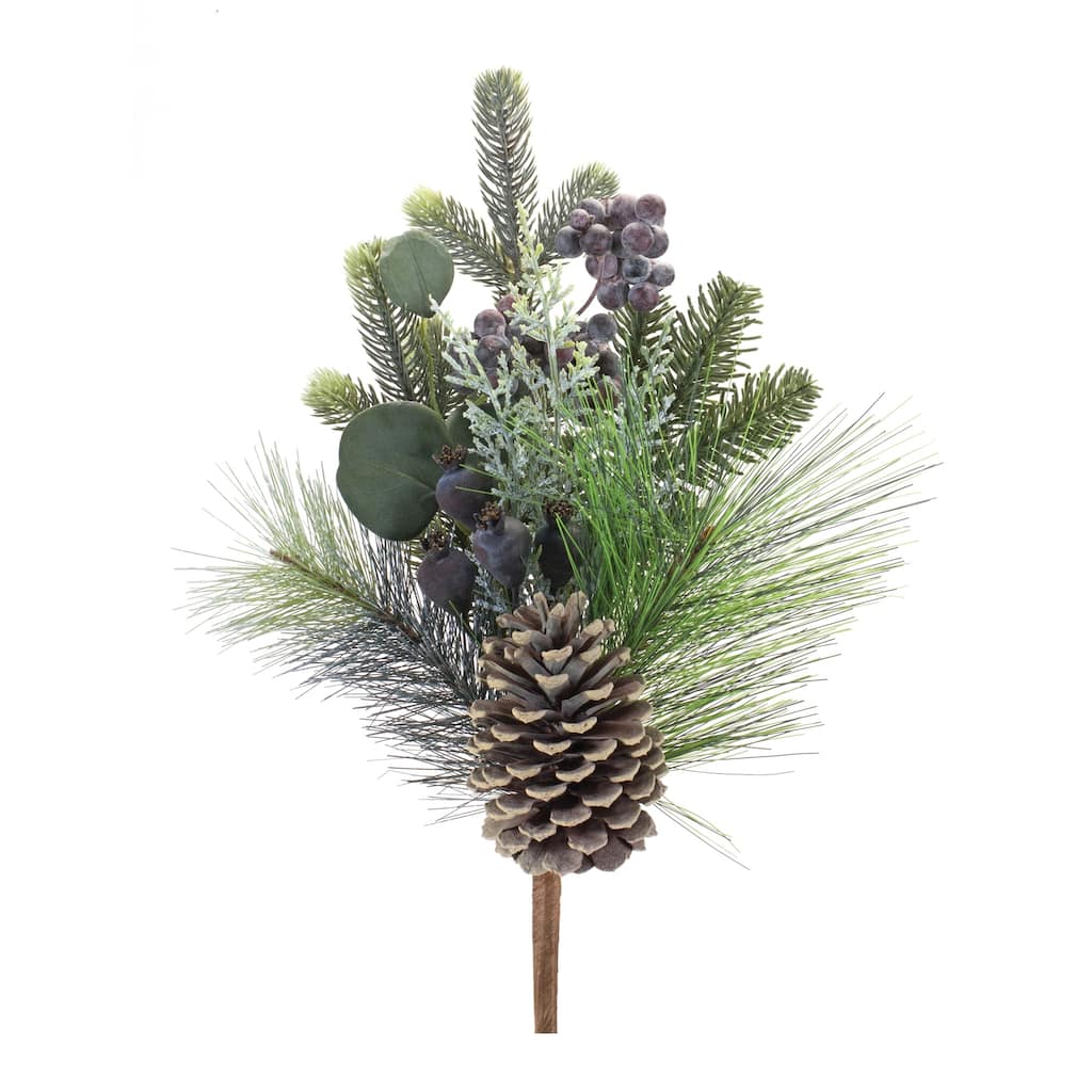 Pine Eucalyptus Pick (Set of 2) - 12 x 7.5 x 18