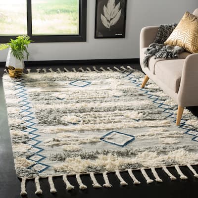 SAFAVIEH Hand-knotted Kenya Alki Southwestern Tribal Wool Rug