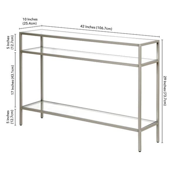 dimension image slide 3 of 5, Siviline Console Table