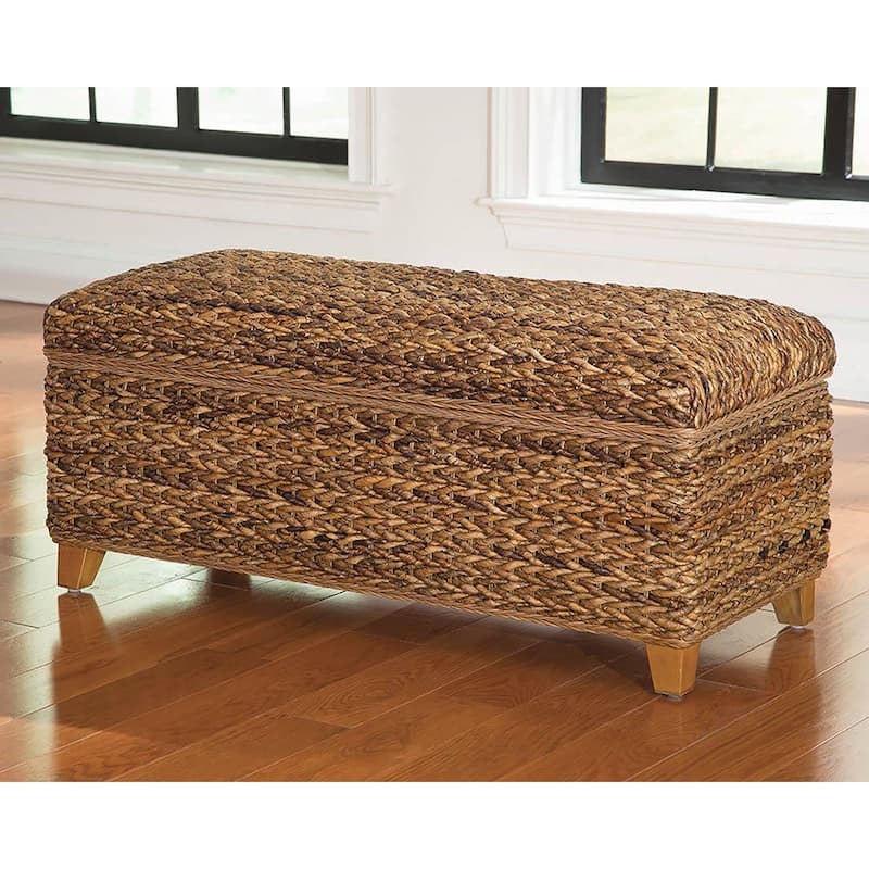 Cameron Amber Woven Banana Leaf Trunk