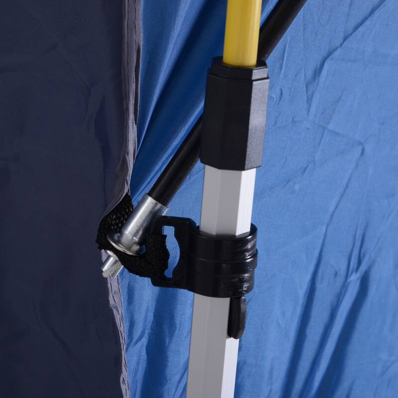 Outsunny 3-Season 5-Person Automatic Pop Up Outdoor Yurt Canopy Camping Tent w/ Easy Hydraulic Poles & Quality Materials