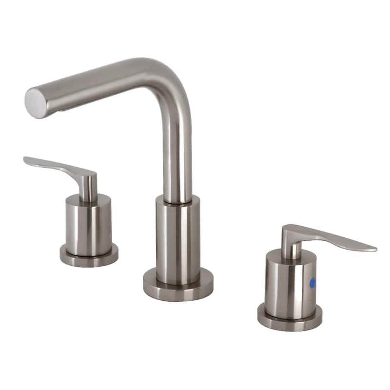 Kingston Brass Serena 1.2 GPM Widespread Bathroom Faucet with Pop-Up - Brushed Nickel