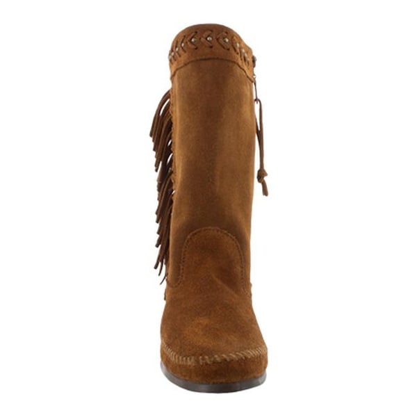 minnetonka luna fringe boot