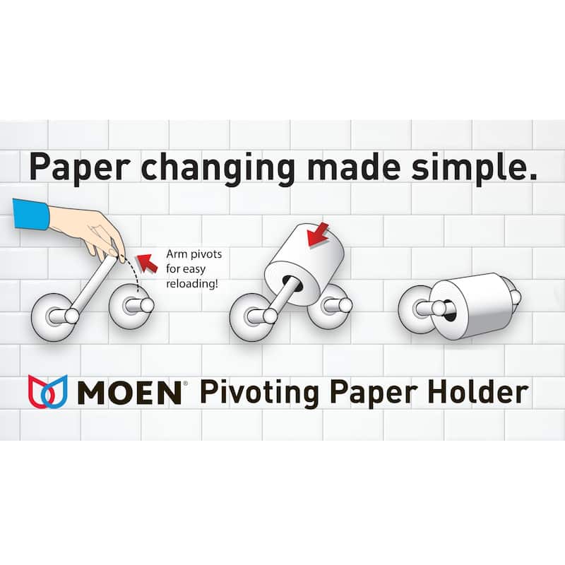 Moen Align Wall Mounted Paper Holder