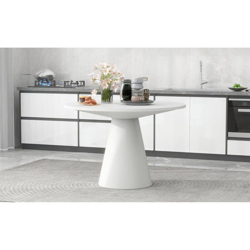 Retro Round Dining Table for Living Room,Dining Room