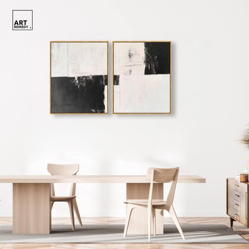 Shattered Symmetry II Canvas Set of 2 by Art Remedy