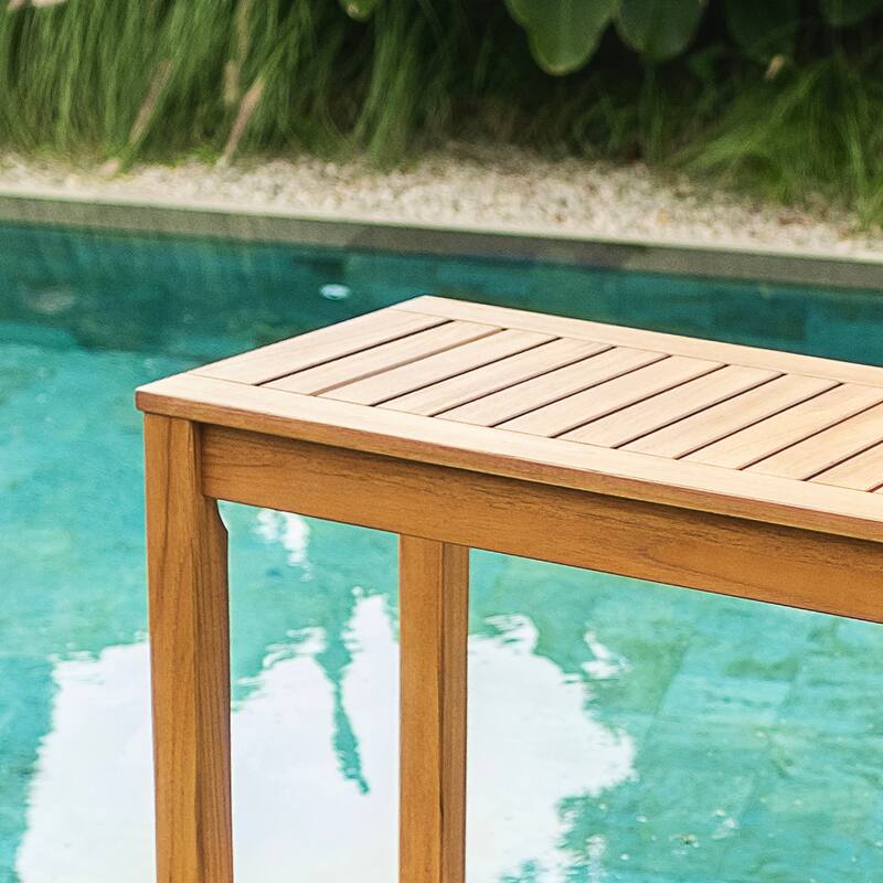 Cambridge Casual Paxton Teak Outdoor Console Table