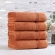 preview thumbnail 1 of 105, Superior Heritage Egyptian Cotton Absorbent Bath Towel Set of 4 Caramel Brown