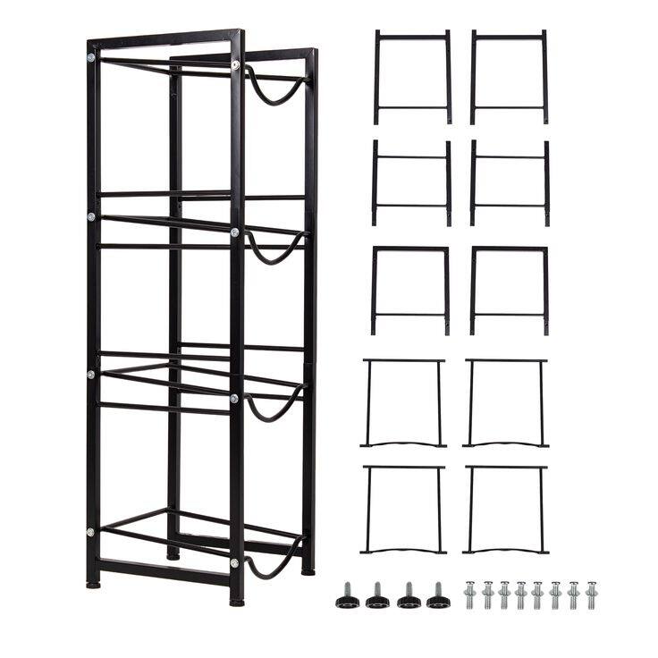 4-Tier Heavy Duty Bottle Storage for 5 Gallon Water Dispenser and Jug Holder
