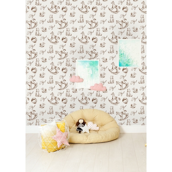 Vintage Kids Toys Peel and Stick Wallpaper Bed Bath Beyond