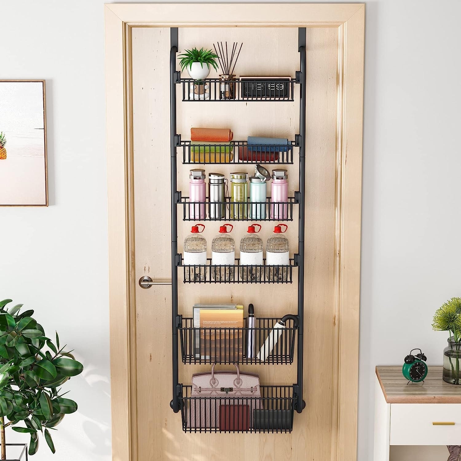 Over the Door Pantry Organizer, Heavy Duty Metal Door Organizer - Bed Bath  & Beyond - 36100862