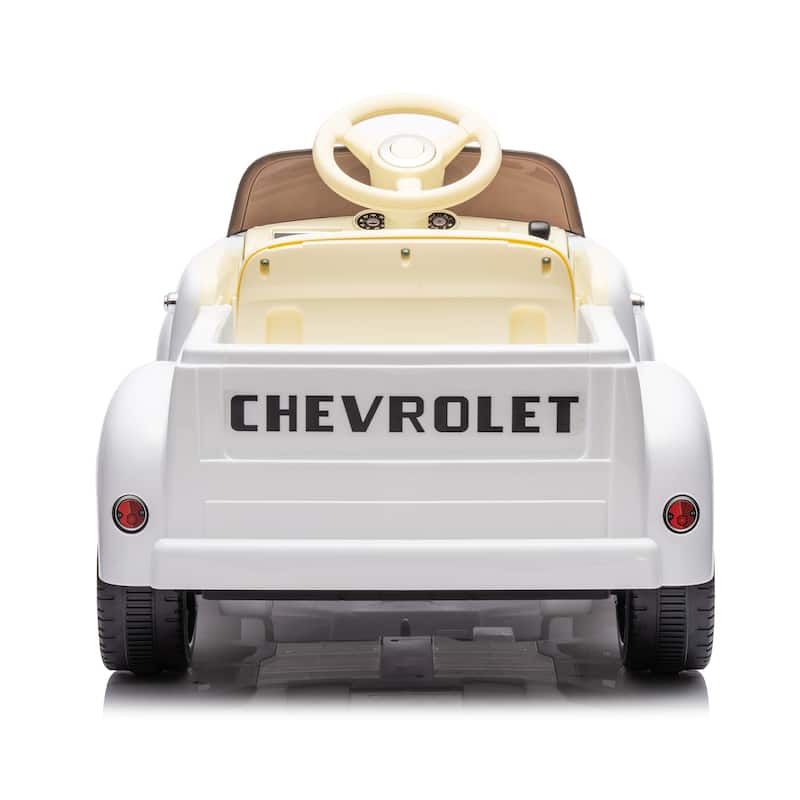 12V Kids Ride On Truck Car W/Parents Control, Licensed Chevrolet 3100 Pickup,Electric Car,High-Power Up To 4.35 Km/H,Age 3+