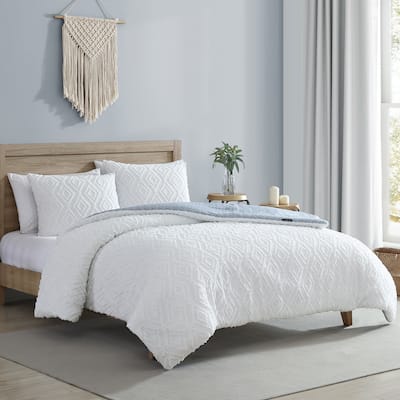 French Connection Hanwell Clipped Jacquard Comforter Sets