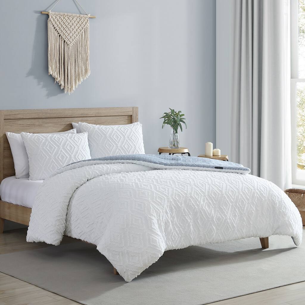 French Connection Hanwell Clipped Jacquard Comforter Sets