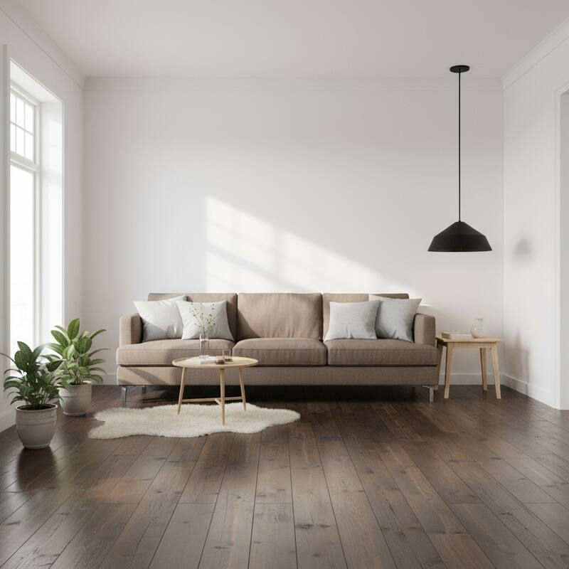 22 inch LED Ceiling Light 25W 1500 Lumens Dimmable 5 Color Temperatures Etched Glass - Black