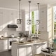 preview thumbnail 19 of 37, Acroma 1-light Farmhouse Rustic Rectangle Kitchen Island Pendant Light - 8 inches