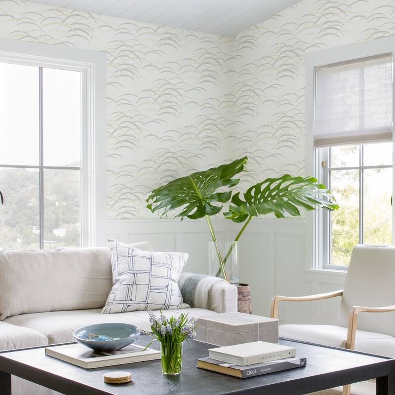 A-Street Prints Kasia Neutral Abstract Wallpaper