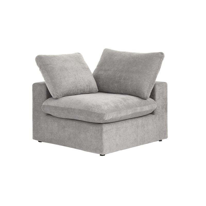 Cloud Modular Sectional Sofa, 5 Seater Corner Sofa with Pillows