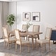 preview thumbnail 5 of 89, Regina Wood Upholstered Dining Chair by Christopher Knight Home