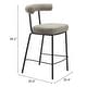 preview thumbnail 8 of 6, Kede Counter Stool Green Tweed
