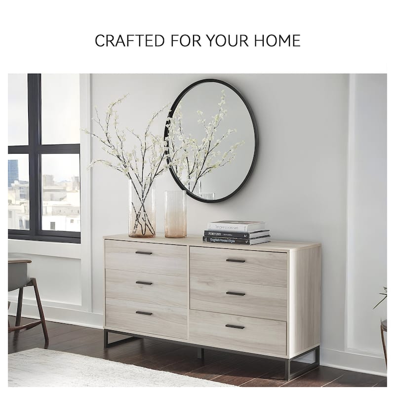 Ashley Furniture Socalle Light Natural 6 Drawer Dresser