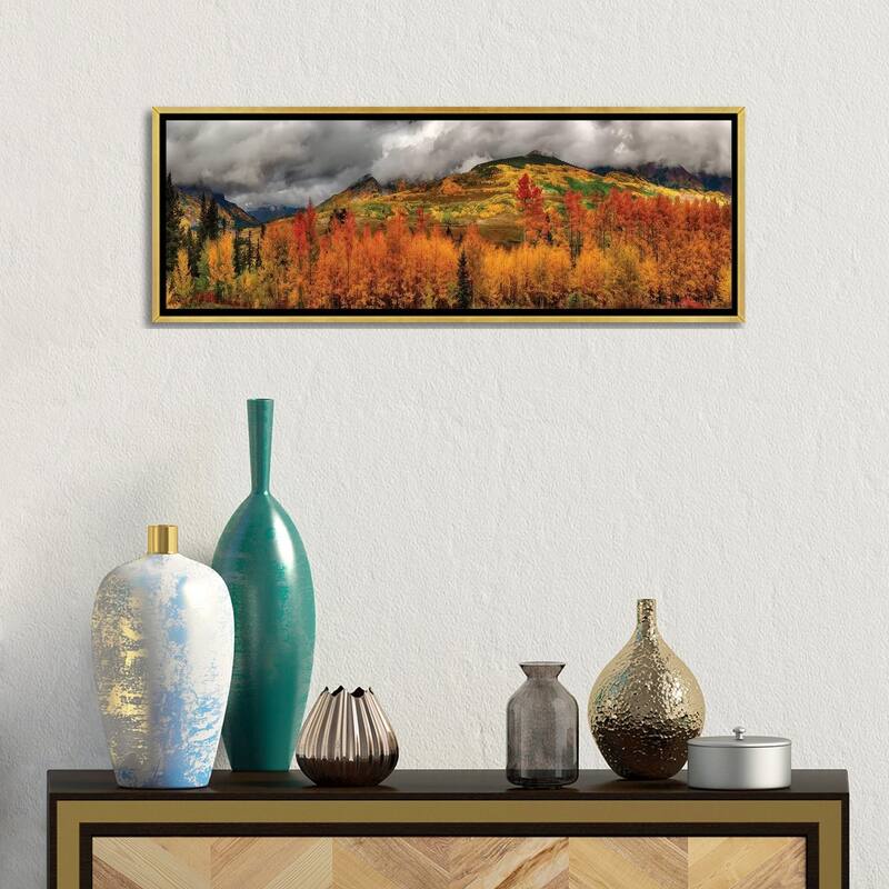 iCanvas "Autumn Scene At Crested Butte, Colorado" by OLena Art Framed Canvas Print