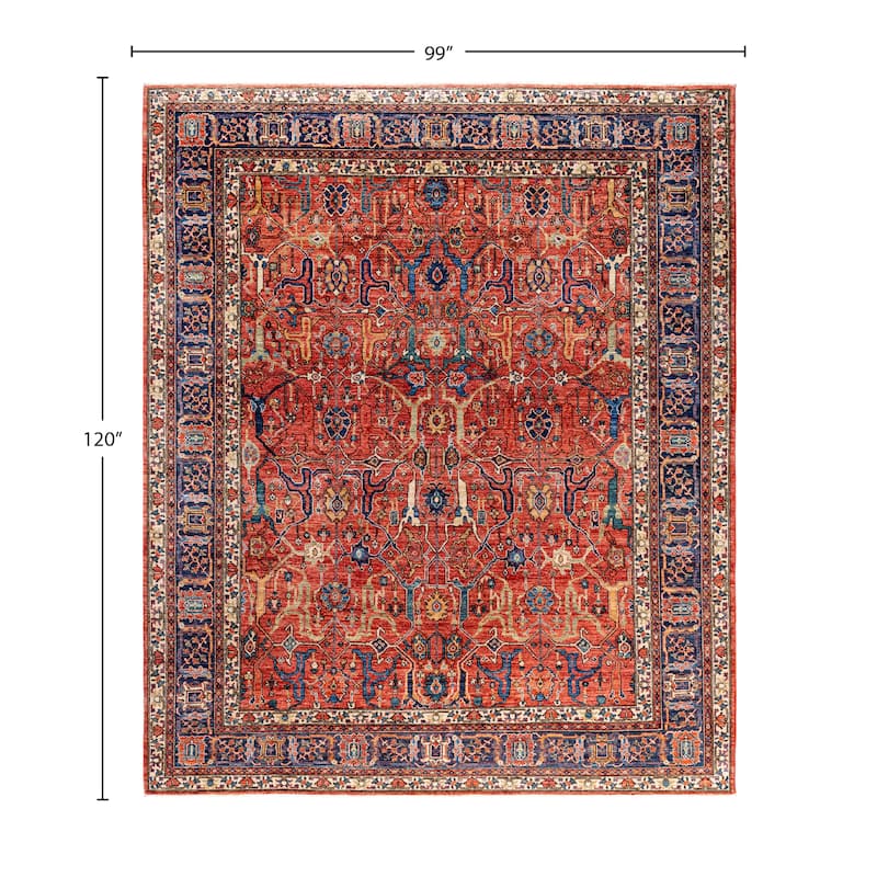 Serapi One-of-a-Kind Hand-Knotted Area Rug - Red - 8' 3" x 10' 0"