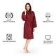 preview thumbnail 7 of 38, Luxury Hooded Terry Cotton Unisex Bathrobe Collection