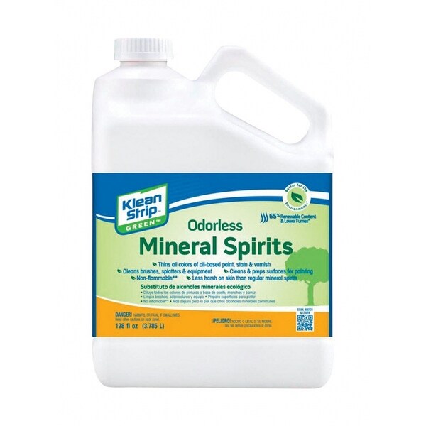 Shop Klean Strip Gkgo75ca Green Odorless Mineral Spirits 128 Oz