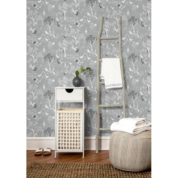 Shop Nextwall Rise And Shine Scandinavian Peel And Stick Wallpaper