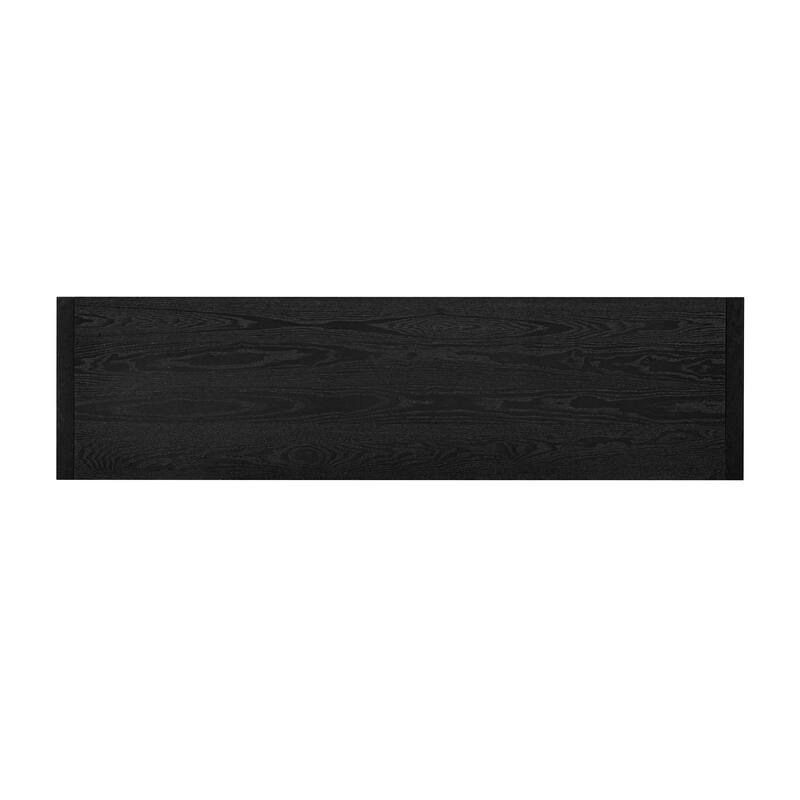 60 Inch Modern Solid Ash Veneer Sideboard with 3 Drawers