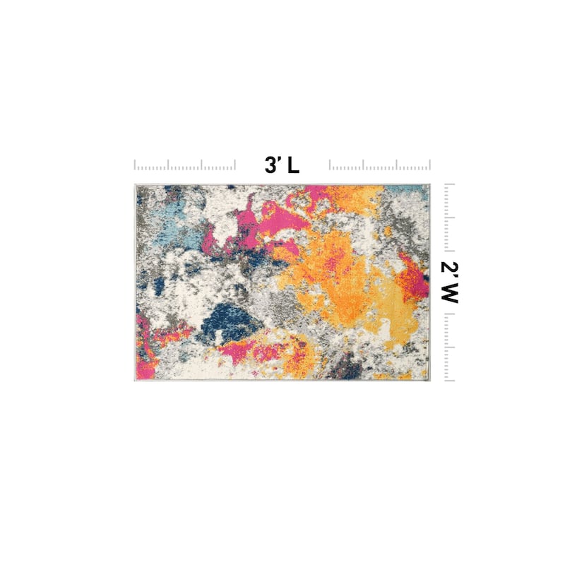 World Rug Gallery Abstract Contemporary Area Rug