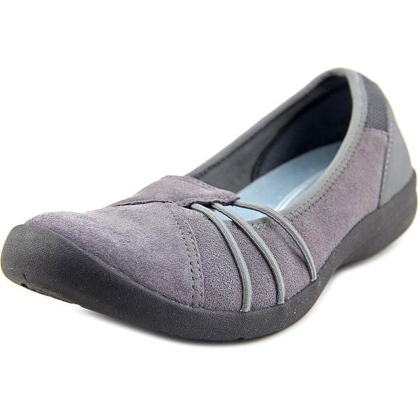 Easy Spirit Kaali Women Round Toe Suede Gray Walking Shoe