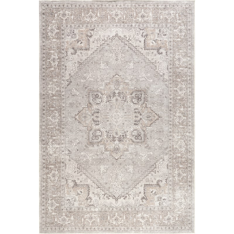 Nuloom Green Haven Collection Recycled Cotton Machine Washable Area Rug