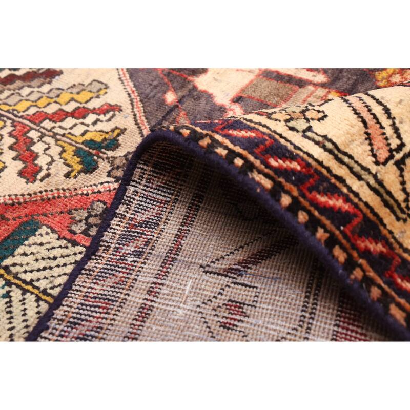 ECARPETGALLERY Hand-knotted Kayseri Vintage Red Wool Rug - 4'9 x 9'2