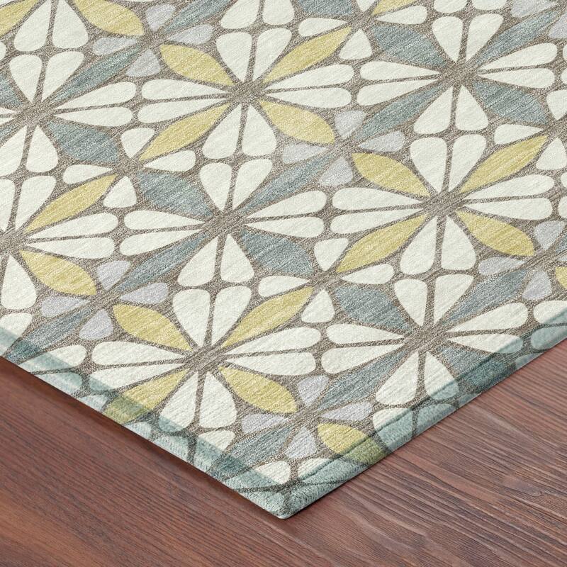 Machine Washable Indoor/ Outdoor Mosaic Pablo Chantille Rug