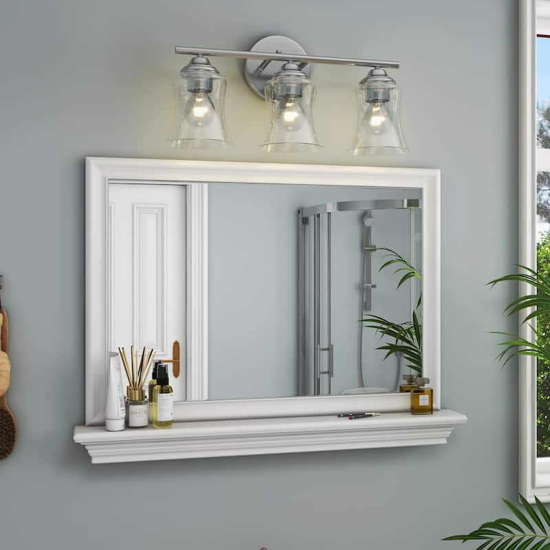 Modern Farmhouse 3-Light Bathroom Vanity Light - 17.68"x6.54"x9.41"