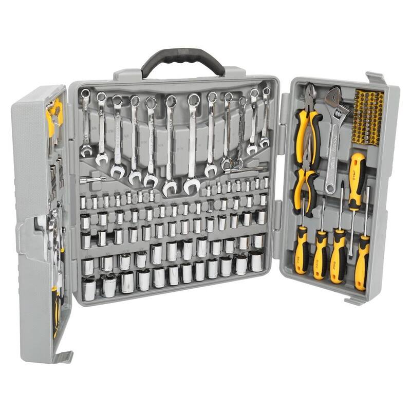205 PCS Household Hand Tool Set, Auto Repair Tool Kit, for Home or Auto Repair