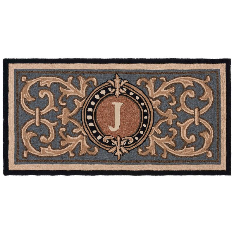 SAFAVIEH Handmade Monogram Griseldis Casual Rug