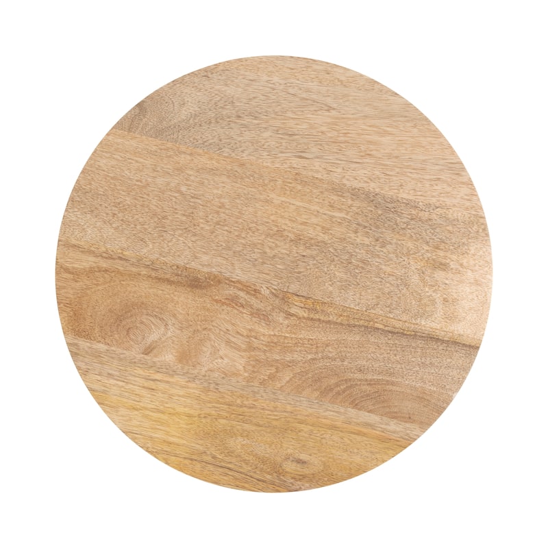 Kate and Laurel Talcott Round Wood Side Table