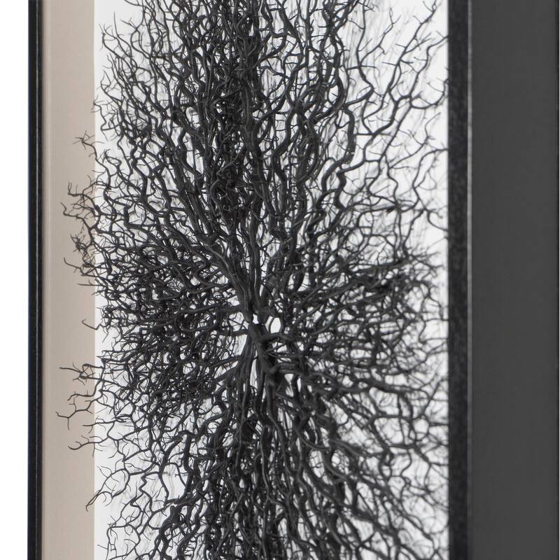 HUJI Roots On Linen Wall Art Decorative Accent