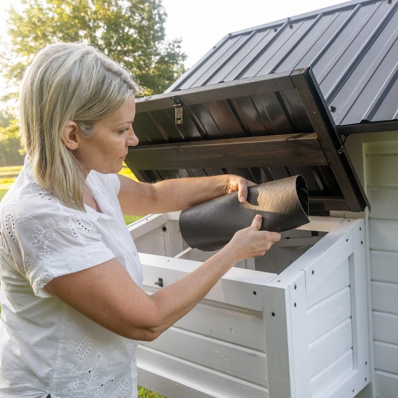Backyard Discovery Sweetwater Cedar Wooden Chicken Coop, 4-6 Chickens