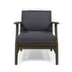preview thumbnail 19 of 86, Christopher Knight Home - Outdoor Patio Conversation Set, Acacia Wood Frame, Cushions & Slatted Coffee Table