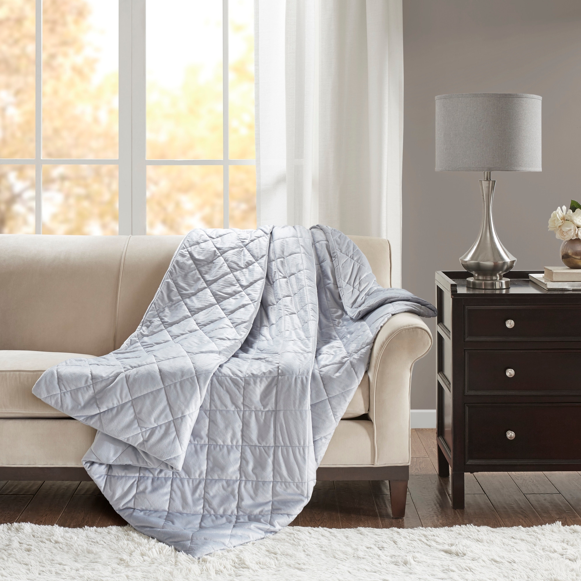 Beautyrest Luxury Quilted Weighted Blanket Bed Bath Beyond 24134558