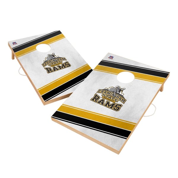 slide 2 of 5, Framingham State Rams Regulation 2x4 Cornhole Set