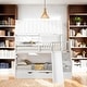 preview thumbnail 1 of 26, Twin Over Twin House Bunk Bed White